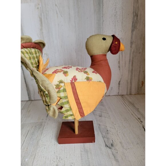 Hallmark plush stuffed Centerpiece Turkey Thanksgiving home decor fall - Picture 6 of 8